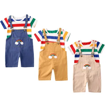 Summer Kids Baby Boy Girl Cotton Clothes Rainbow Colorful T shirt Tops Dungarees Jumpsuit 6M-4YPants Outfit Clothing
Summer Kids Baby Boy Girl Cotton Clothes Rainbow Colorful T shirt Tops Dungarees Jumpsuit 6M-4YPants Outfit Clothing