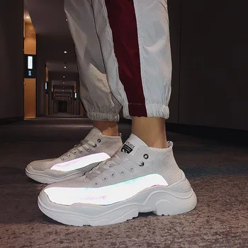 Spring New Men's Breathable Discoloration Sneakers Men 2020 Outdoor Non-slip Lightweight Jogging Shoes Thick Bottom Sports Shoes 
Spring New Men's Breathable Discoloration Sneakers Men 2020 Outdoor Non-slip Lightweight Jogging Shoes Thick Bottom Sports Shoes