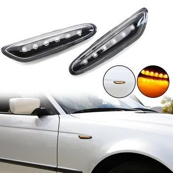 New Arrival High Quality Black/Clear Front Side Marker Lamps W/ Amber LED Lights For BMW 1 3 5 X Series
New Arrival High Quality Black/Clear Front Side Marker Lamps W/ Amber LED Lights For BMW 1 3 5 X Series