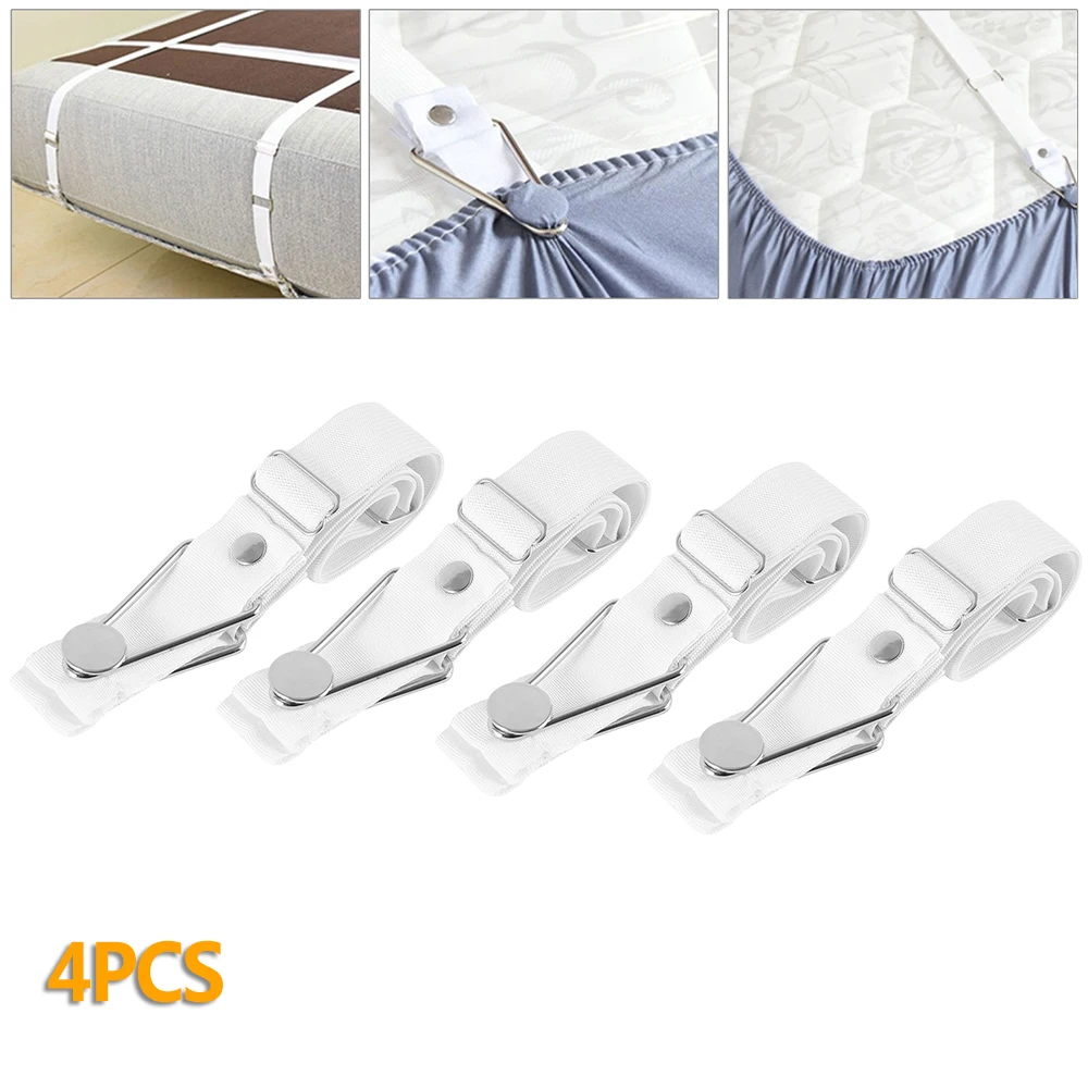 4PCS/Lot Adjustable Bed Sheet Clips Cover Grippers Holder Mattress Duvet Blanket Fastener Straps Fixing Slip-Resistant Belt 
4PCS/Lot Adjustable Bed Sheet Clips Cover Grippers Holder Mattress Duvet Blanket Fastener Straps Fixing Slip-Resistant Belt