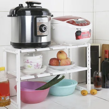 Telescopic Kitchen Storage Rack Multi-function Adjustable Under Sink Organizer Desktop Cosmetics Stand Storage Tidy Shelf
Telescopic Kitchen Storage Rack Multi-function Adjustable Under Sink Organizer Desktop Cosmetics Stand Storage Tidy Shelf