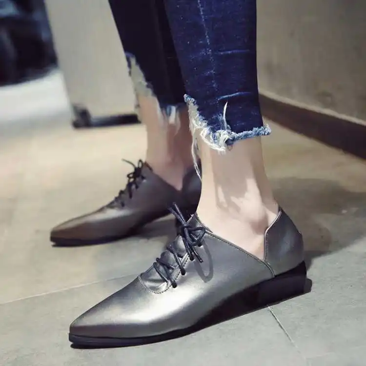 Dress Flats Women's Shoes Genuine Leather Flat Rubber Shoe Fashion Casual Office & Career Party Wedding Shoes Pointed Toe
Dress Flats Women's Shoes Genuine Leather Flat Rubber Shoe Fashion Casual Office & Career Party Wedding Shoes Pointed Toe
