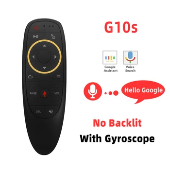 G10 Air Mouse Voice Control with 2.4G USB Receiver Gyro Sensing Wireless Google Microphone for Android TV Box X96MAX H96Max
G10 Air Mouse Voice Control with 2.4G USB Receiver Gyro Sensing Wireless Google Microphone for Android TV Box X96MAX H96Max