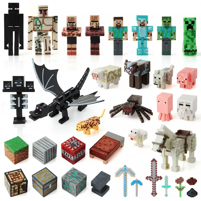 Minecrafted Blocks Hot Toy Model Collection Dolls Action Figures Birthday Kids Toys for Children Anime Model Set
Minecrafted Blocks Hot Toy Model Collection Dolls Action Figures Birthday Kids Toys for Children Anime Model Set