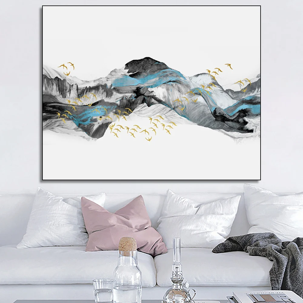 Abstract Chinese Style Canvas Painting Calligraphy Landscape Posters Prints Nordic Home Decoration Living Room Wall Art Picture 
Abstract Chinese Style Canvas Painting Calligraphy Landscape Posters Prints Nordic Home Decoration Living Room Wall Art Picture