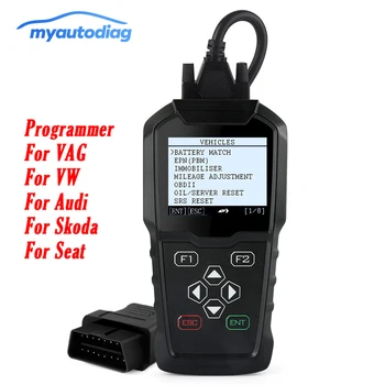 OBDPROG MT006 Auto Key Programmer Adjust Odometer Immobiliser For VW For Audi For Skoda Change Mileage Tool Key Coding Scanner
OBDPROG MT006 Auto Key Programmer Adjust Odometer Immobiliser For VW For Audi For Skoda Change Mileage Tool Key Coding Scanner
