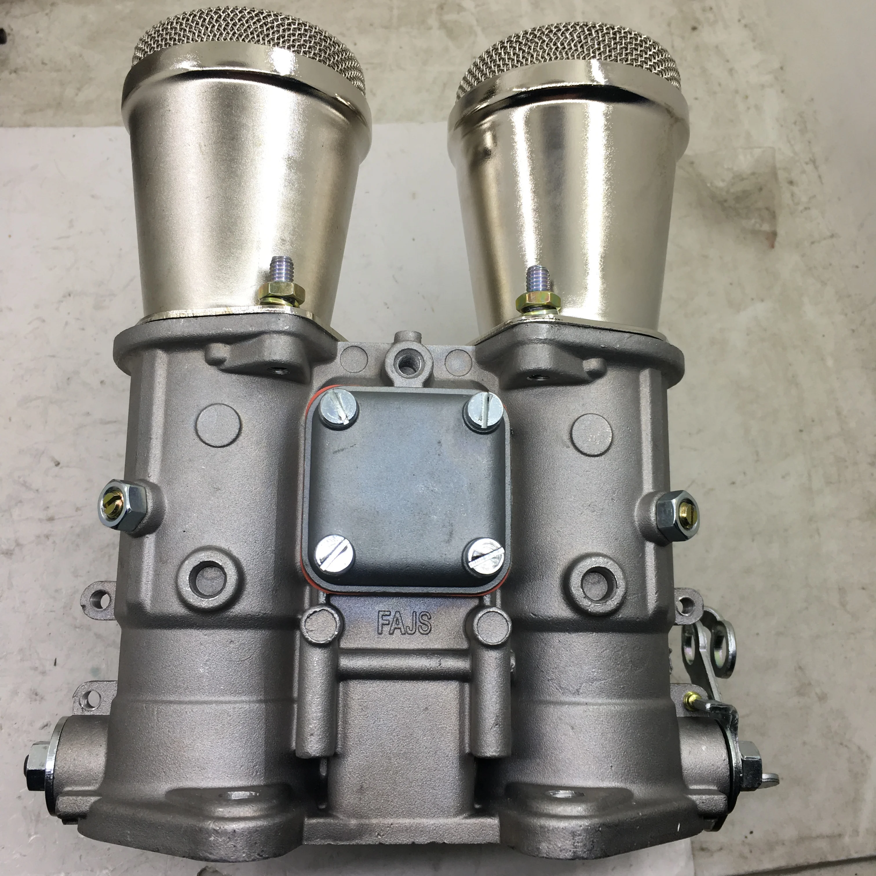 

SherryBerg carb fajs 45mm dcoe 45DCOE 45 dcoe carburetor carburettor for EMPI Weber Solex dellorto air horns 85mm tall w air net