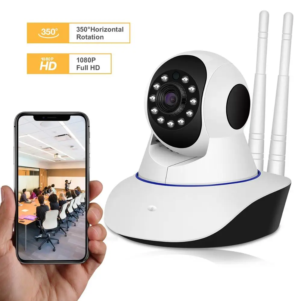 1080P Wireless Ip Camera Smart Wifi Night Vision Camera 360 Degree Panoramic Camera Baby Monitor Remote Control
1080P Wireless Ip Camera Smart Wifi Night Vision Camera 360 Degree Panoramic Camera Baby Monitor Remote Control