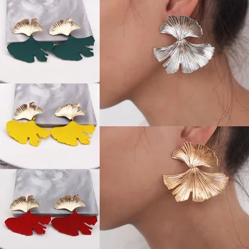 Ginkgo Biloba Leaf Flower Shape Drop Earrings For Women Vintage Creative Personality Simple Woman Dangle Earring Fashion Jewelry
Ginkgo Biloba Leaf Flower Shape Drop Earrings For Women Vintage Creative Personality Simple Woman Dangle Earring Fashion Jewelry