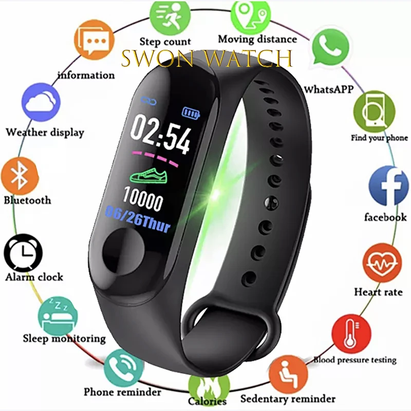 Smart Watch Fitness Tracker Bracelet IP68 Waterproof Heart Rate Blood Pressure Monitor For Women Men Sport watches in stock
Smart Watch Fitness Tracker Bracelet IP68 Waterproof Heart Rate Blood Pressure Monitor For Women Men Sport watches in stock