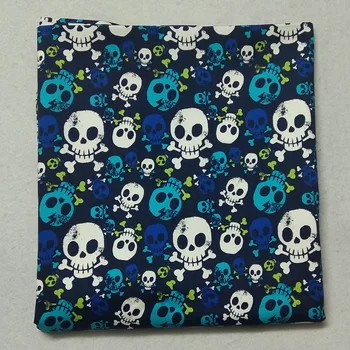 50x70cm Vintage Punk Cool Navy Blue Skull Heads Printed Cotton Canvas Fabric Skull Fabric Patchwork DIY Sewing tablecloth curtai
50x70cm Vintage Punk Cool Navy Blue Skull Heads Printed Cotton Canvas Fabric Skull Fabric Patchwork DIY Sewing tablecloth curtai
