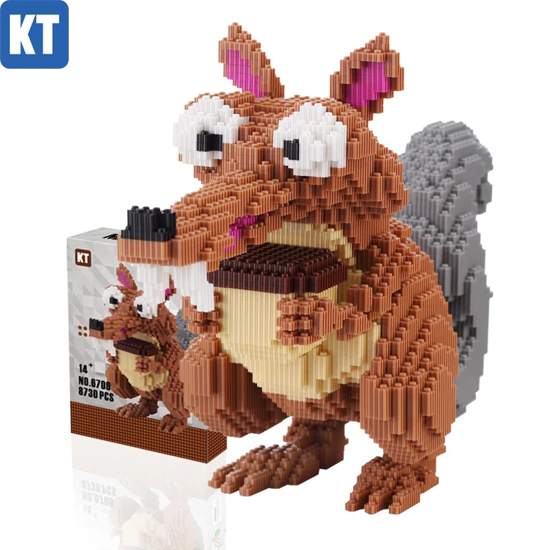 KT Animal Large Size Cartoon Squirrel Scrat Acorn Model Building Blocks 3D Assemble Bricks Micro Toy for Children Boys Gifts
KT Animal Large Size Cartoon Squirrel Scrat Acorn Model Building Blocks 3D Assemble Bricks Micro Toy for Children Boys Gifts