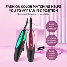 Heating Curling Rechargeable Portable Ion Eyelash Curler Eyelash Curling Auxiliary Tool For Long-Lasting Styling Eyelash Curling
Heating Curling Rechargeable Portable Ion Eyelash Curler Eyelash Curling Auxiliary Tool For Long-Lasting Styling Eyelash Curling