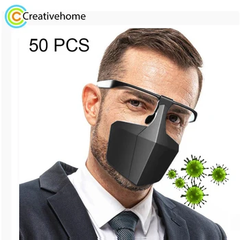 50 PCS Face-Shielding Protective Face Mask Anti-Fog Anti-Splash Dustproof Isolating Face Shield
50 PCS Face-Shielding Protective Face Mask Anti-Fog Anti-Splash Dustproof Isolating Face Shield