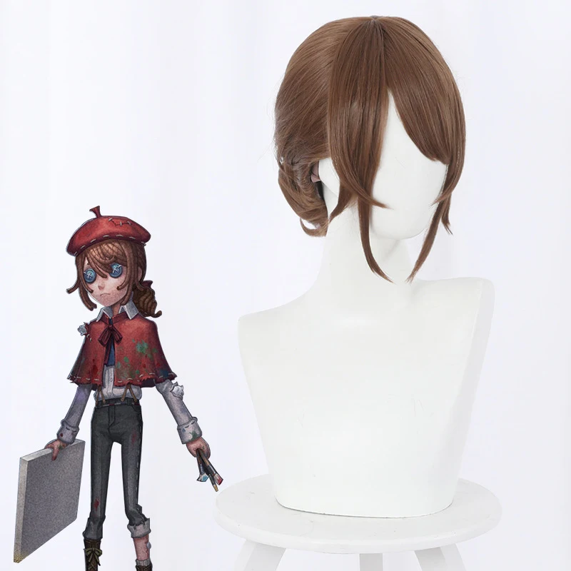 Ktip Up Cosplay Wig Game Identity V Brown Short Ponytail Heat Resistant Synthetic Hair Halloween Party Costume Wigs 11 Ktip Up Cosplay Wig Game Identity V Brown Short Ponytail Heat Resistant Synthetic Hair Halloween Party Costume Wigs -Zentai shop online Hbeecca807e554b9c8b97d5c69f80c6bfr.jpg