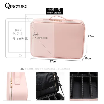 Profession Cosmetic Bag Large Capacity Multi-functional Cosmetic Hand Portable Tool Cosmetics Storage Box
Profession Cosmetic Bag Large Capacity Multi-functional Cosmetic Hand Portable Tool Cosmetics Storage Box