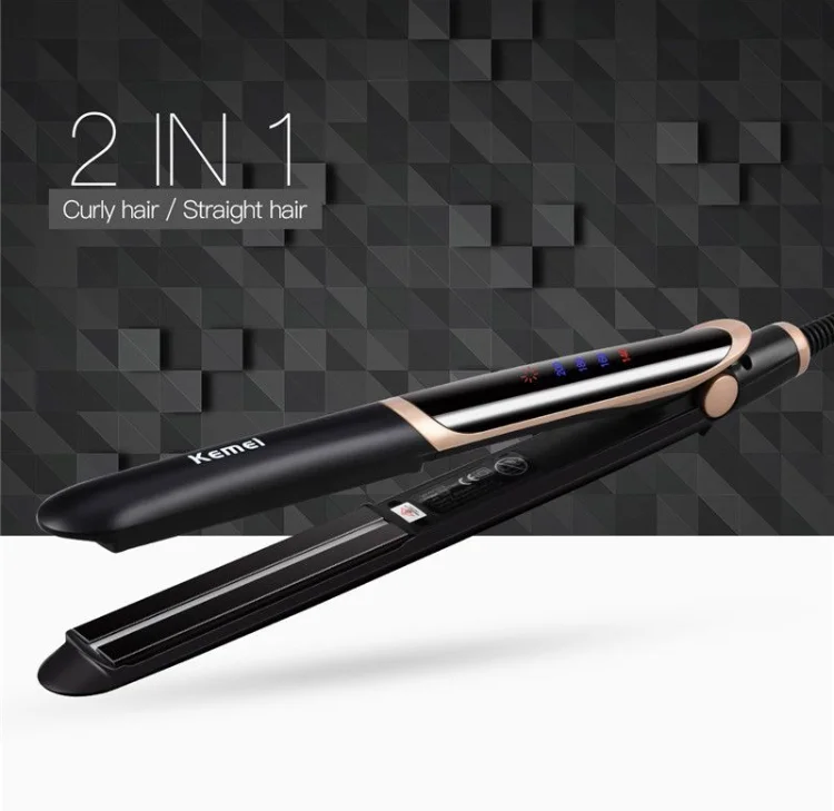 Hair Straightener LCD Curling Iron 2 In 1 for Hair Styling, Tourmaline Ceramic Flat Iron for All Hair Types Real-Time Temperatur
Hair Straightener LCD Curling Iron 2 In 1 for Hair Styling, Tourmaline Ceramic Flat Iron for All Hair Types Real-Time Temperatur
