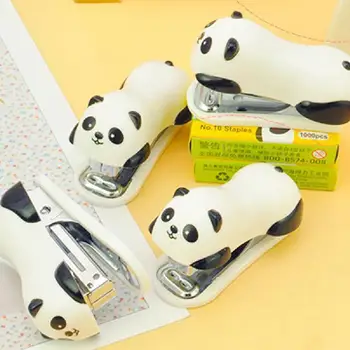 Portable cute Mini Stapler Panda Home Small Paper Document Stapler Office Student Supplies School Stationery Binder stapler set
Portable cute Mini Stapler Panda Home Small Paper Document Stapler Office Student Supplies School Stationery Binder stapler set