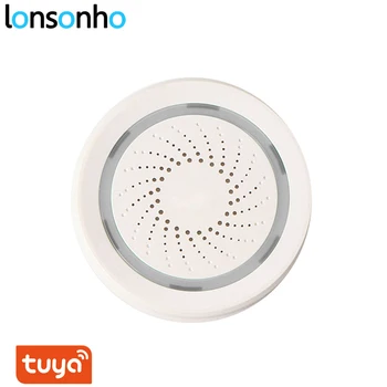 Lonsonho Tuya WiFi Smart Siren Alarm Sensor No Hub Required Plug And Play App Notification Alerts Smart Home Smart Life App
Lonsonho Tuya WiFi Smart Siren Alarm Sensor No Hub Required Plug And Play App Notification Alerts Smart Home Smart Life App