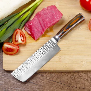 Professional Kitchen Knives Damascus Veins Chef Knife Wood Handle Cooking Knifes Handcraft Hammer Blade Kitchen Tools 30cm
Professional Kitchen Knives Damascus Veins Chef Knife Wood Handle Cooking Knifes Handcraft Hammer Blade Kitchen Tools 30cm