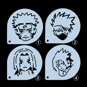Stencil Latte Art Barista Tools Cappuccino Mugs Cartoon Naruto Doodle Printing Mold Duster Templates Coffee Cake Accessories
Stencil Latte Art Barista Tools Cappuccino Mugs Cartoon Naruto Doodle Printing Mold Duster Templates Coffee Cake Accessories