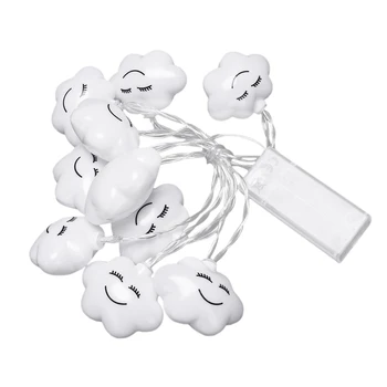 Top-LED White Cloud String Fairy Night Lights for Children's Kids Bedroom Garland Wedding Christmas Decoration Battery Operated
Top-LED White Cloud String Fairy Night Lights for Children's Kids Bedroom Garland Wedding Christmas Decoration Battery Operated