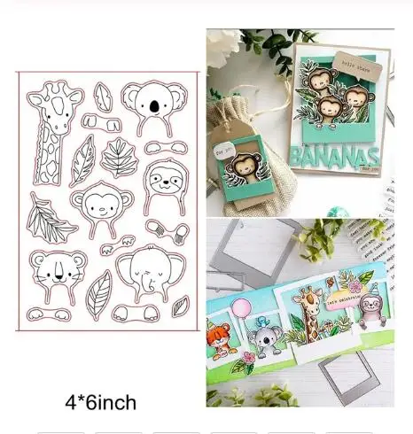 ANIMAL PARTY Metal Cutting Dies And Stamp Stencils For DIY Scrapbooking Embossing DIY Card Making Cutting Crafts Stencil Dies
ANIMAL PARTY Metal Cutting Dies And Stamp Stencils For DIY Scrapbooking Embossing DIY Card Making Cutting Crafts Stencil Dies