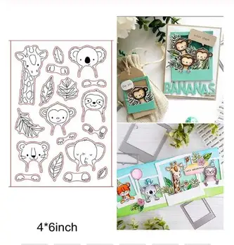 ANIMAL PARTY Metal Cutting Dies And Stamp Stencils For DIY Scrapbooking Embossing DIY Card Making Cutting Crafts Stencil Dies 
ANIMAL PARTY Metal Cutting Dies And Stamp Stencils For DIY Scrapbooking Embossing DIY Card Making Cutting Crafts Stencil Dies