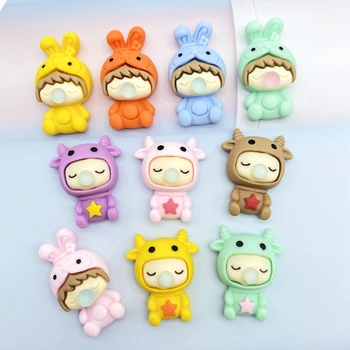 10Pcs New Pattern Resins Cartoon Bubble Blowing Animal Flatback Cabochon Kawaii DIY Scrapbook Hair Bows Center F60
10Pcs New Pattern Resins Cartoon Bubble Blowing Animal Flatback Cabochon Kawaii DIY Scrapbook Hair Bows Center F60