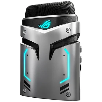 Gaming microphone ASUS ROG Strix Magnus condenser, USB / mini jack 3.5 mm, 20-20000 Hz, -35 dB, backlit, color: silver
Gaming microphone ASUS ROG Strix Magnus condenser, USB / mini jack 3.5 mm, 20-20000 Hz, -35 dB, backlit, color: silver