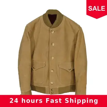 2020 Brown Men Autumn Casual Leather Jacket Single Breasted Plus Size XXXXL Genuine Cowhide Slim Fit Natural Leather Coat
2020 Brown Men Autumn Casual Leather Jacket Single Breasted Plus Size XXXXL Genuine Cowhide Slim Fit Natural Leather Coat
