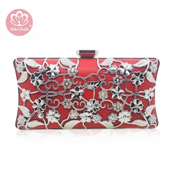 Chi Belle lady money clutch women red leather pounch evening bag silver metal frame glitter top luxury wedding bling purse
Chi Belle lady money clutch women red leather pounch evening bag silver metal frame glitter top luxury wedding bling purse