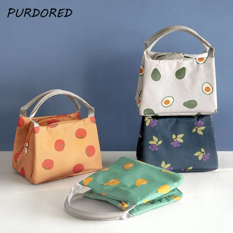 PURDORED 1 Pc Fruit Pattern Women Lunch Bag Thermal Insulated Cooler Bags Kids Lunch Tote Fruit Foods Container Bag Lunch Termo
PURDORED 1 Pc Fruit Pattern Women Lunch Bag Thermal Insulated Cooler Bags Kids Lunch Tote Fruit Foods Container Bag Lunch Termo