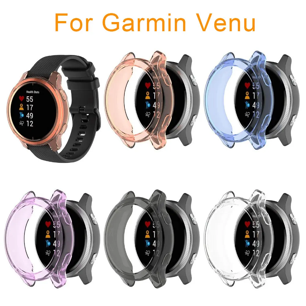Soft Watch Protective Case Cover for Garmin Venu Silicone Tpu Smartwatch Shockproof Protector Shell Anti-scratch
Soft Watch Protective Case Cover for Garmin Venu Silicone Tpu Smartwatch Shockproof Protector Shell Anti-scratch