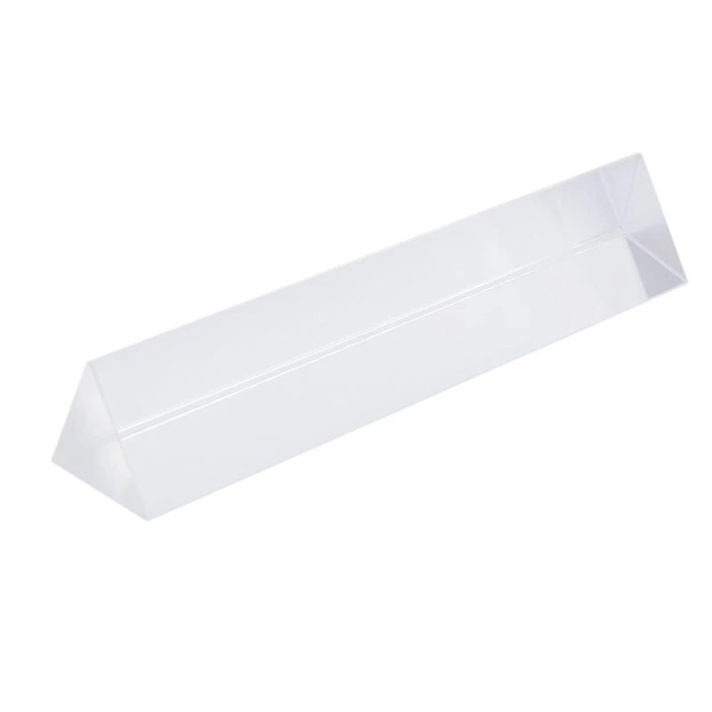 Physics Teaching Precision Optical Glass Prism 7 inch