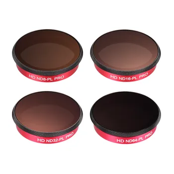 PGYTECH Professional Camera Lens filter ND-PL Filter Set 4 Pack (ND8/P ND16/PL ND32/PL ND64/PL) with Cleaning Cloth Storage Box
PGYTECH Professional Camera Lens filter ND-PL Filter Set 4 Pack (ND8/P ND16/PL ND32/PL ND64/PL) with Cleaning Cloth Storage Box