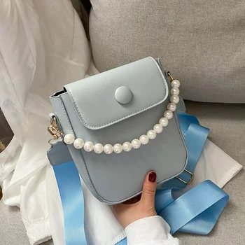 Fashion Pearl Shoulder Bag Tote Women PU Leather Simple Daily Messenger Pouch Youth Ladies Simple Versatile Bag
Fashion Pearl Shoulder Bag Tote Women PU Leather Simple Daily Messenger Pouch Youth Ladies Simple Versatile Bag