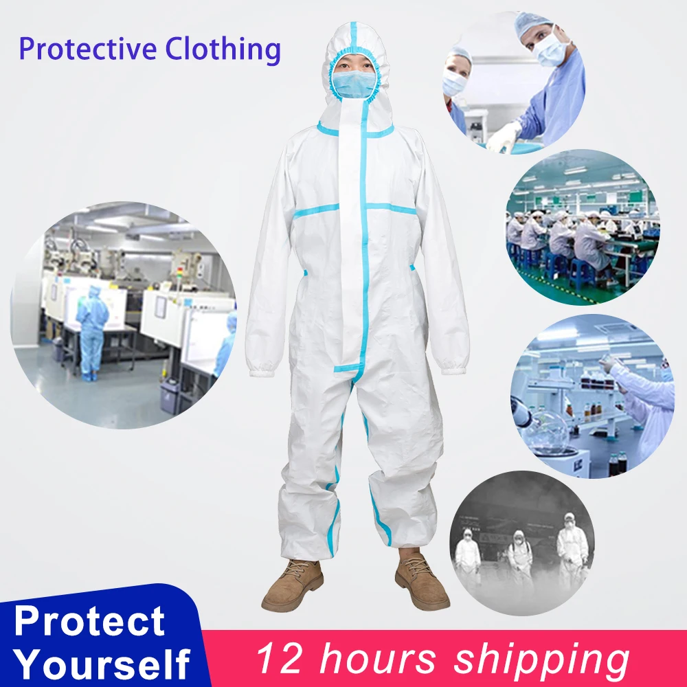 Protective Coverall Anti-epidemic Antibacterial Personal Isolation Suit Protective Clothing Dust-proof Coveralls Anti fog static
Protective Coverall Anti-epidemic Antibacterial Personal Isolation Suit Protective Clothing Dust-proof Coveralls Anti fog static