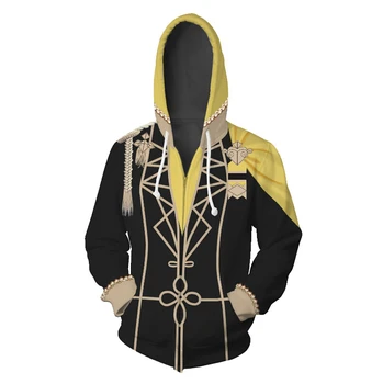 Game Fire Emblem: Three Houses Claude von Regan Cosplay Costume Women Men Blue Hoodies with Zipper Jacket Coat With Hat S-XXXXL
Game Fire Emblem: Three Houses Claude von Regan Cosplay Costume Women Men Blue Hoodies with Zipper Jacket Coat With Hat S-XXXXL