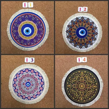 Yuzuoan Striped Round Persian Carpet Mini Home Coaster Insulation Office Computer Game Striped Non-slip Portable Mouse Pad
Yuzuoan Striped Round Persian Carpet Mini Home Coaster Insulation Office Computer Game Striped Non-slip Portable Mouse Pad