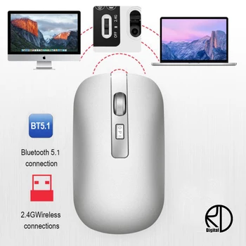 USB Wireless Mouse With Bluetooth 5.1 Receiver Optical Computer Mouse 2.4GHz 1600DPI Ergonomic Mice For Laptop PC Mouse
USB Wireless Mouse With Bluetooth 5.1 Receiver Optical Computer Mouse 2.4GHz 1600DPI Ergonomic Mice For Laptop PC Mouse