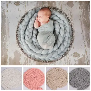 Kidlove Newborn Photography Blanket Pure Hand-woven Baby Blanket Twist Braid Mat Photo Props
Kidlove Newborn Photography Blanket Pure Hand-woven Baby Blanket Twist Braid Mat Photo Props