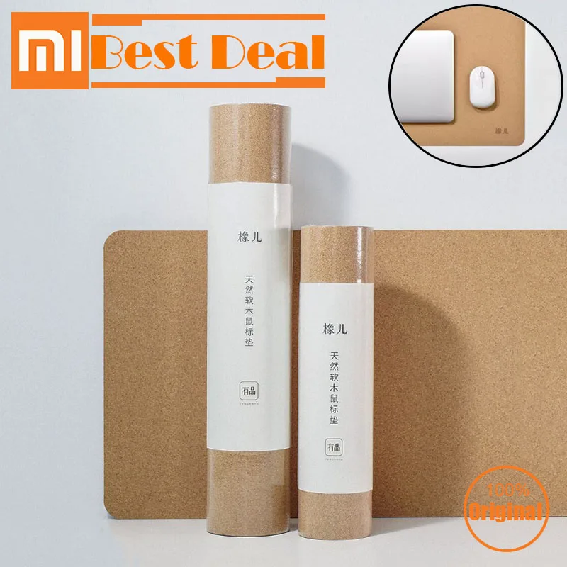 Xiaomi OAK Mouse Pad Wood Natural Cork Mouse Pad Waterproof Anti-slip Anti-fouling Large Size Gaming Mouse Pad
Xiaomi OAK Mouse Pad Wood Natural Cork Mouse Pad Waterproof Anti-slip Anti-fouling Large Size Gaming Mouse Pad
