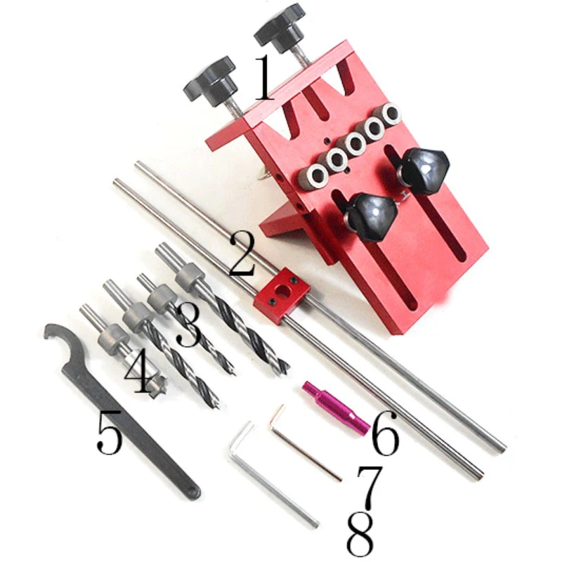 log tenon hole punch combo 3 in 1 punch locator hole saw Woodworking hole opener for Furniture Fast Connecting Cam Fitting
log tenon hole punch combo 3 in 1 punch locator hole saw Woodworking hole opener for Furniture Fast Connecting Cam Fitting