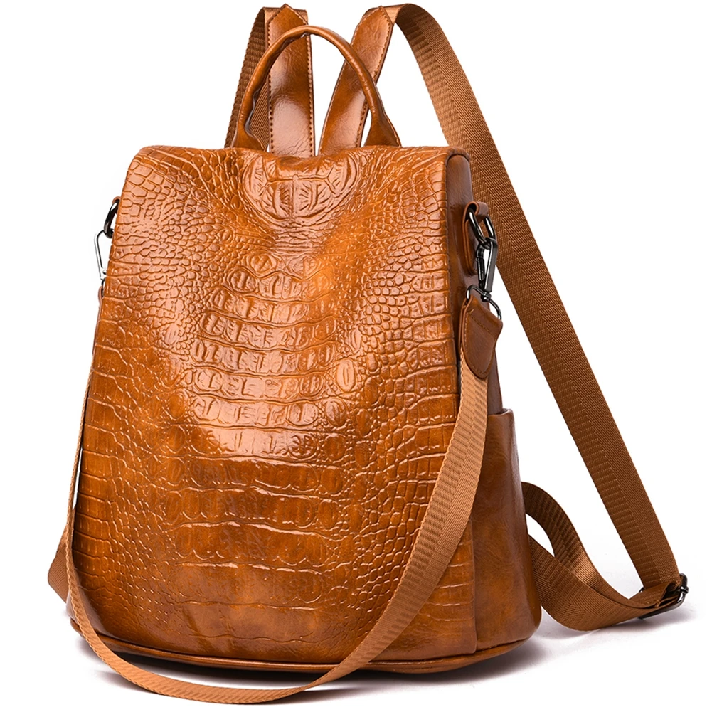 JZ CHIEF Fashion PU Leather Backpack Women Ladies Travel Backpack Casual Daypack Teenage Girl Bagpack Anti Theft Large Capacity
JZ CHIEF Fashion PU Leather Backpack Women Ladies Travel Backpack Casual Daypack Teenage Girl Bagpack Anti Theft Large Capacity