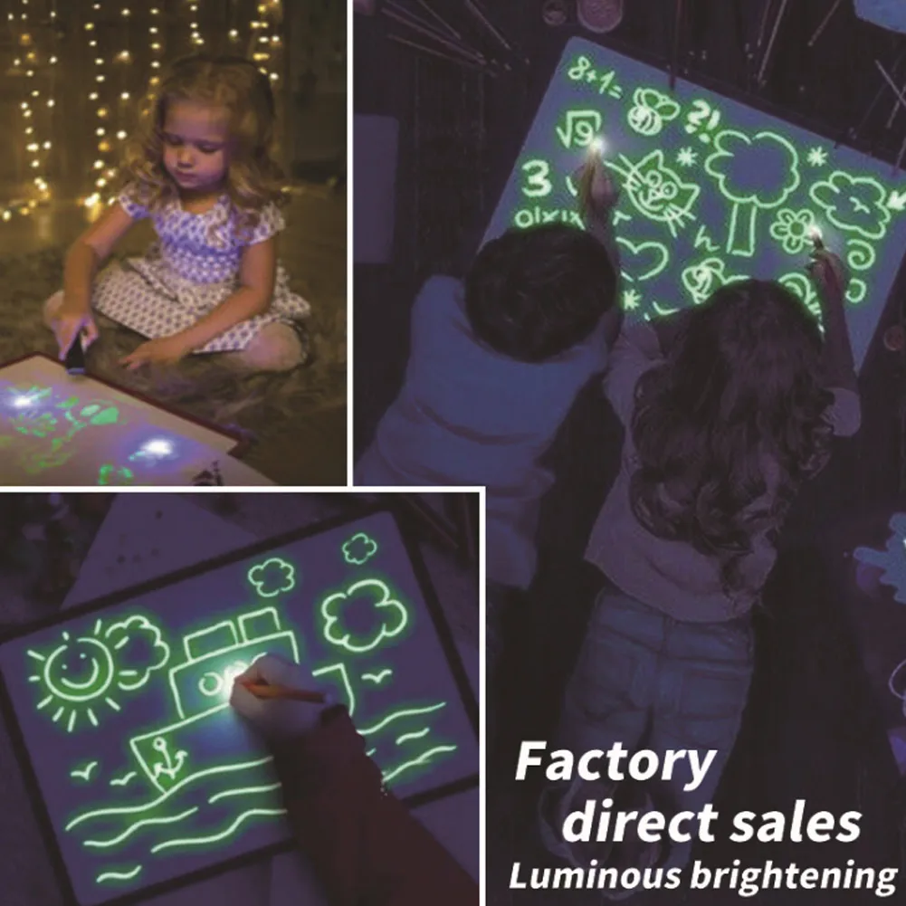 Illuminated Light Drawing Board Toy Development Drawing Doodle Tablets Education Toys GV99
Illuminated Light Drawing Board Toy Development Drawing Doodle Tablets Education Toys GV99