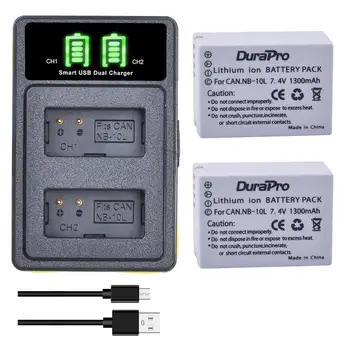 2x 1300mAH NB-10L NB 10L Battery + USB Charger with Type C Port for Canon G1X G15 G16 SX40HS SX50HS SX60HS SX40 SX50 SX60 Camera
2x 1300mAH NB-10L NB 10L Battery + USB Charger with Type C Port for Canon G1X G15 G16 SX40HS SX50HS SX60HS SX40 SX50 SX60 Camera