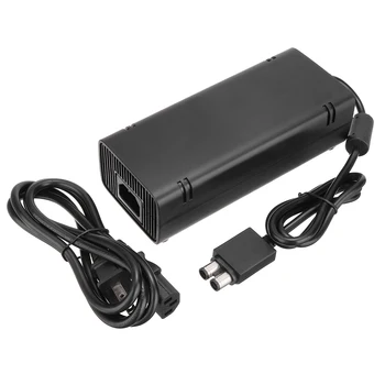 For XBox 360 Slim Game Console 1PC US Plug AC Power Supply Adapter Charging Charger Black Plastic Power Supply Accessories
For XBox 360 Slim Game Console 1PC US Plug AC Power Supply Adapter Charging Charger Black Plastic Power Supply Accessories