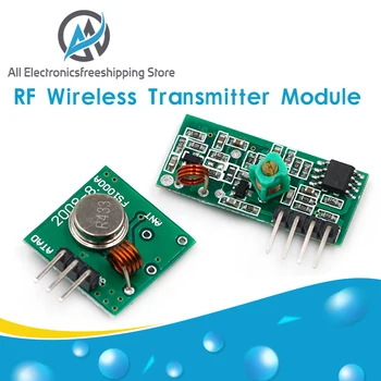 433Mhz RF Transmitter and Receiver Module Link Kit for ARM/MCU WL DIY 315MHZ/433MHZ Wireless for arduino Diy Kit
433Mhz RF Transmitter and Receiver Module Link Kit for ARM/MCU WL DIY 315MHZ/433MHZ Wireless for arduino Diy Kit