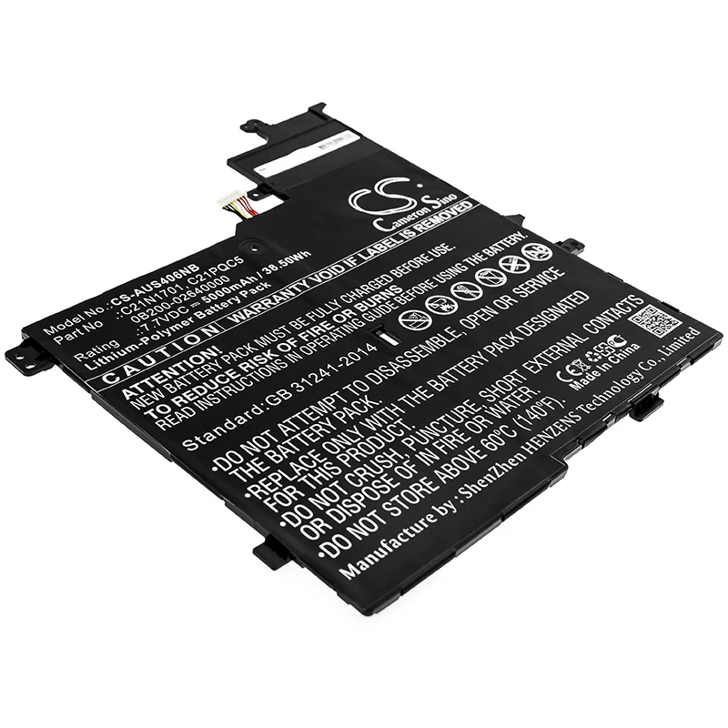 cameron sino battery for Asus K406UA,K406UA-BM141T,K406UA-BM142T,K406UA-BM219T,K406UA-BM229T,K406UA-BM230T,S406UA
cameron sino battery for Asus K406UA,K406UA-BM141T,K406UA-BM142T,K406UA-BM219T,K406UA-BM229T,K406UA-BM230T,S406UA